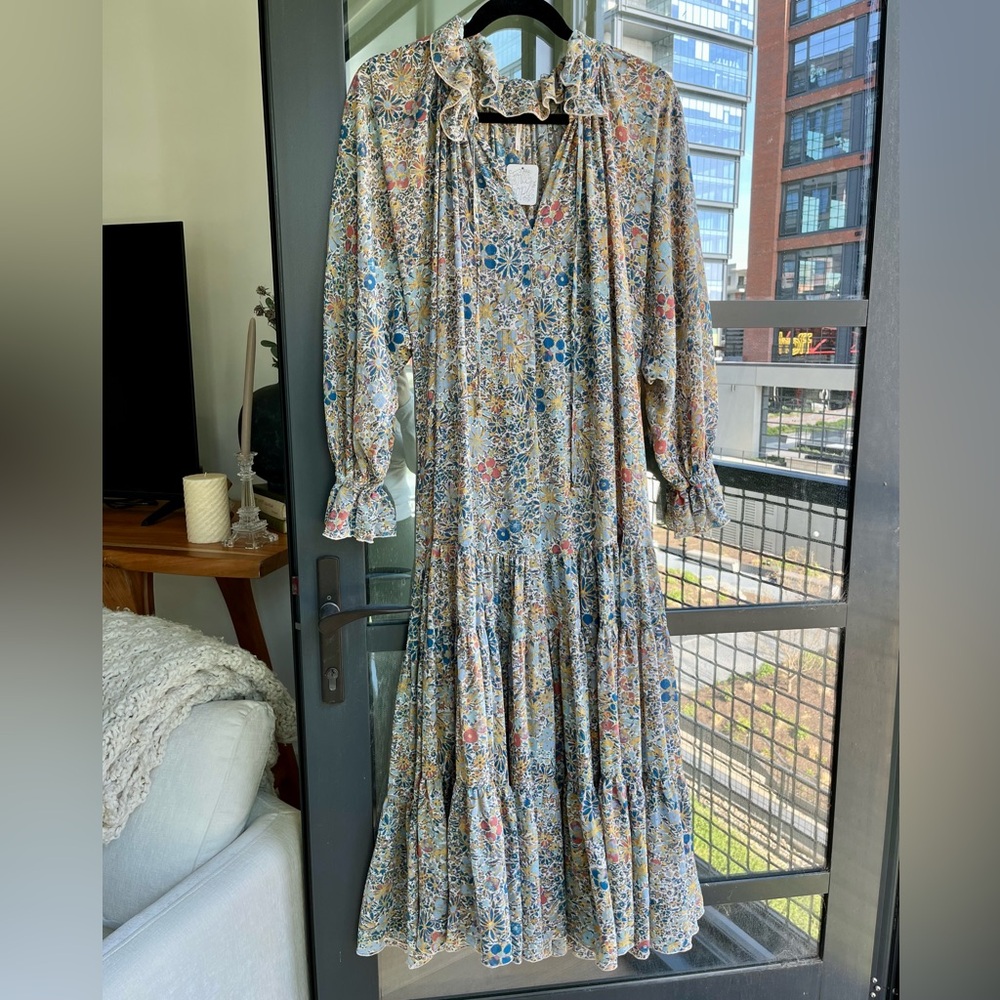 Free People Floral Feeling Groovy Festival Maxi Dress